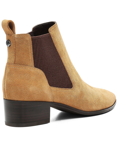 Shop Donald Pliner Gerri Leather & Suede Bootie In Brown