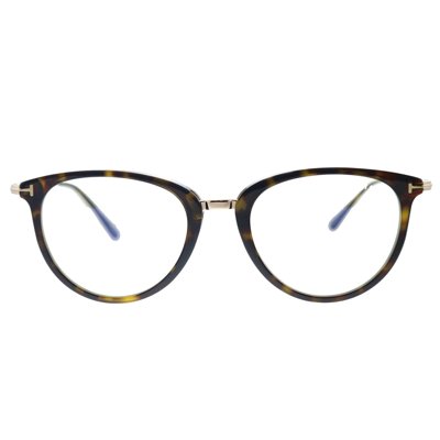 Shop Tom Ford Soft Ft 5640-b 052 51mm Womens Round Eyeglasses 51mm In Gold