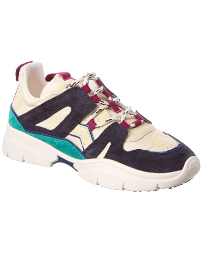 Shop Isabel Marant Kindsay Story Suede Sneaker In Multi