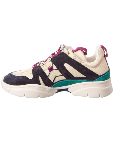 Isabel Marant Kindsay Story Suede Sneaker In Multi