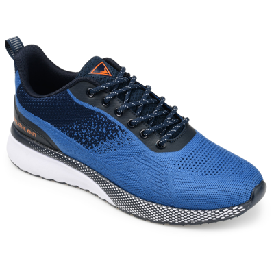 Shop Vance Co. Spade Casual Knit Walking Sneaker In Blue