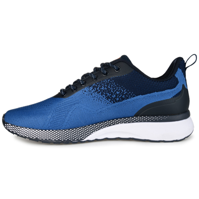 Shop Vance Co. Spade Casual Knit Walking Sneaker In Blue