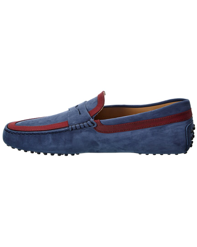 Shop Tod's Tods Leather Loafer In Blue