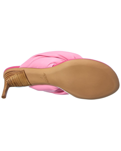 Shop Jacquemus Les Sandales Mari Leather Sandal In Pink
