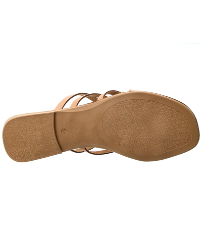 Shop Seychelles Nice Try Leather Sandal In Beige