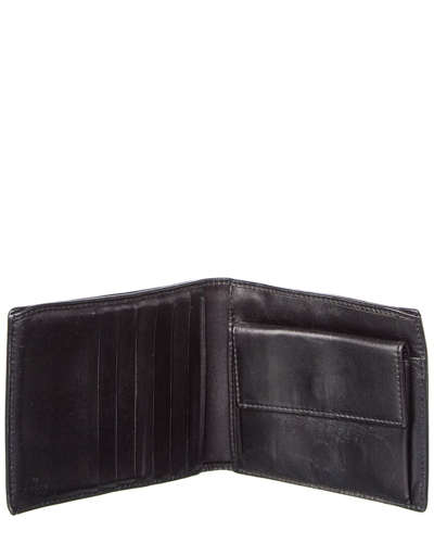 Shop Gucci Black Ssima Leather Bi-fold Wallet (authentic )