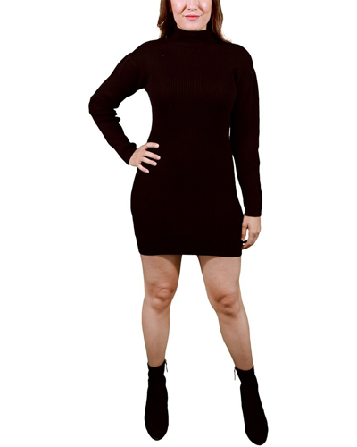 Shop Area Stars Puff-sleeve Sweaterdress In Black