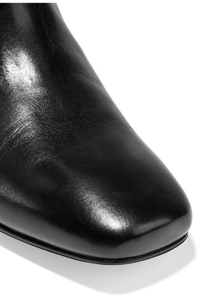 Shop Dorateymur Nizip Embellished Leather Ankle Boots
