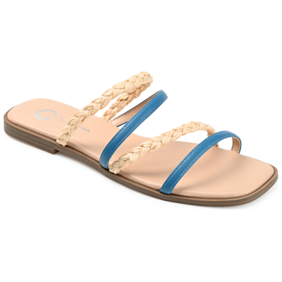 Journee Collection Collection Women's Tru Comfort Foam Brinna Sandal In Blue