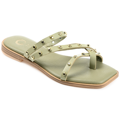 Journee Collection Collection Women's Tru Comfort Foam Fanny Sandal In Green