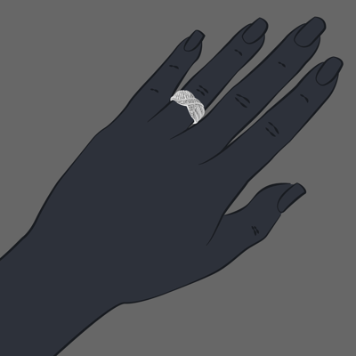 Vir Jewels 0.15 Cttw Diamond Ring In .925 Sterling Silver With Rhodium Plating Antique Look