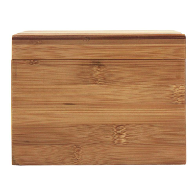 Shop Oceanstar Bamboo Recipe Box With Divider In Multi