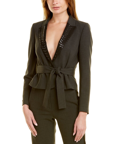 Peserico Sashed Jacket In Grey
