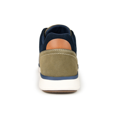Territory Flint Casual Leather Sneaker In Grey