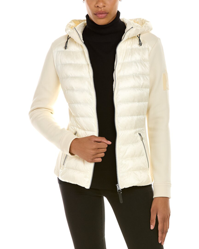 Shop Mackage Della Down Jacket In White