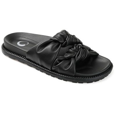 Journee Collection Collection Women's Melanie Sandal In Black