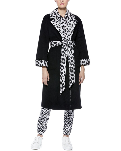 Shop Alice And Olivia Tomiko Reversible Coat In Black