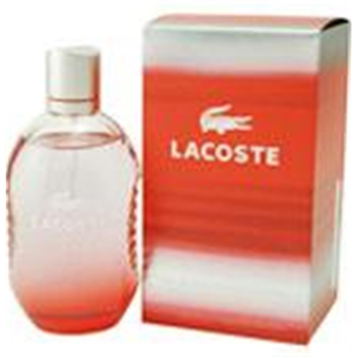 Shop Lacoste Edt Spray 2.5 oz In Orange