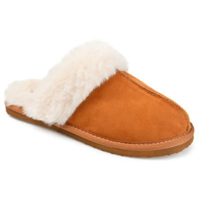 Shop Journee Collection Women's Tru Comfort Foam Delanee Slipper In Brown