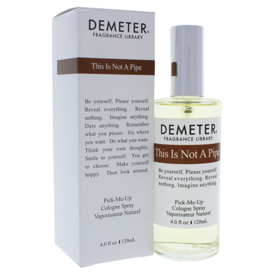 Shop Demeter This Is Not A Pipe By  For Unisex - 4 oz Cologne Spray In White