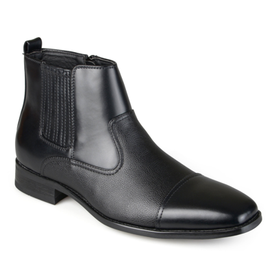 Vance Co. Alex Cap Toe Boot In Black