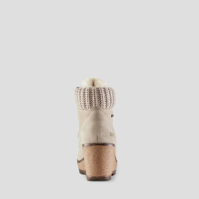 Shop Cougar Pamela Wedge Boots In Mushroom In Grey