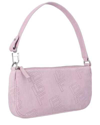 By FAR Rachel Leather Shoulder Bag, Pink