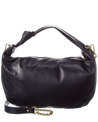 Shop Persaman New York Camille Leather Shoulder Bag In Black
