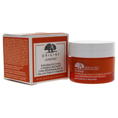 Shop Origins U-sc-5400 Ginzing Refreshing Eye Cream For Unisex - 0.5 oz In Beige