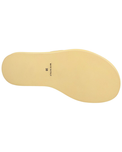 Gia Borghini Gia 5 Puffy Flat Sandals In Yellow