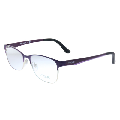 Shop Vogue Eyewear Vo 3940 965s 52mm Womens Square Eyeglasses 52mm In Purple