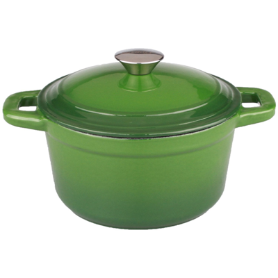 Shop Berghoff Neo 7qt Cast Iron Round Covered Dutch Oven, Green