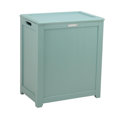 Shop Oceanstar Storage Laundry Hamper, Turquoise In Blue