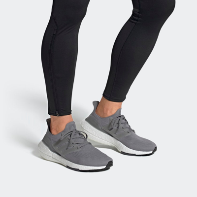 Shop Adidas Originals Men's Adidas Ultraboost 21 Shoes In Grey