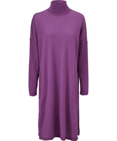 Shop Masai Nurit Knit Maxi Dress In Purple