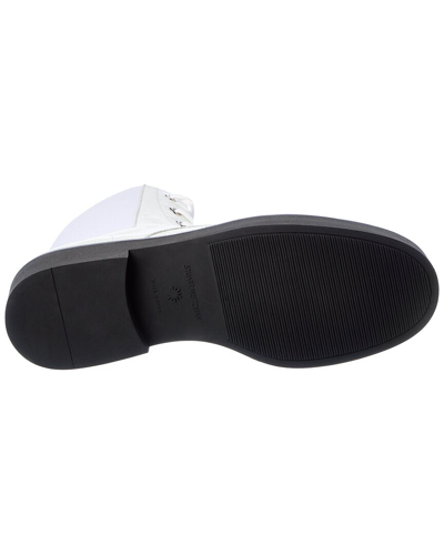 Stuart Weitzman Henley Leather Bootie In White