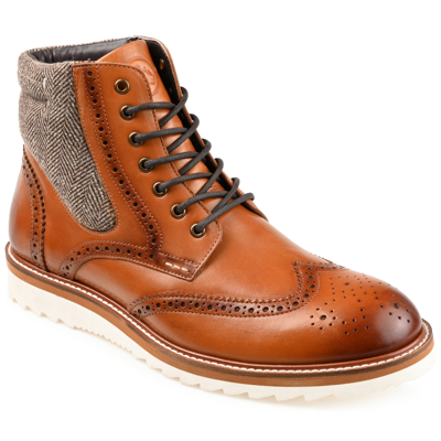 Shop Thomas & Vine Rockland Wingtip Ankle Boot In Brown