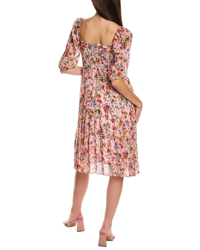 Shop Bcbgeneration 3/4-sleeve A-line Dress In Multi