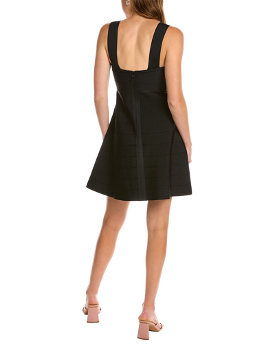 Shop Bebe Bandage A-line Dress In Black