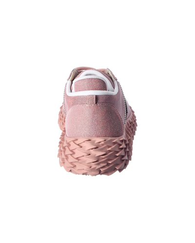 Shop Giuseppe Zanotti Urchin Glitter Sneaker In Pink