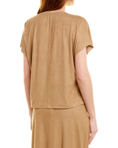 Shop Halston Ariya T-shirt In Brown