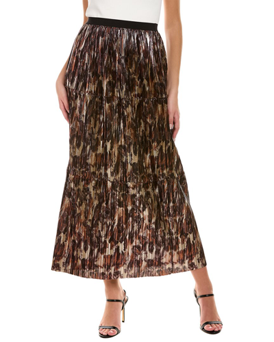 Shop Johnny Was Idinia Maxi Skirt In Gold