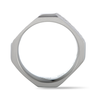 Shop Georg Jensen Smithy Silver Hammered Band Ring
