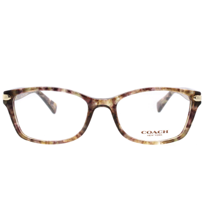 Shop Coach Hc 6065 5287 51mm Womens Rectangle Eyeglasses 51mm In Multi