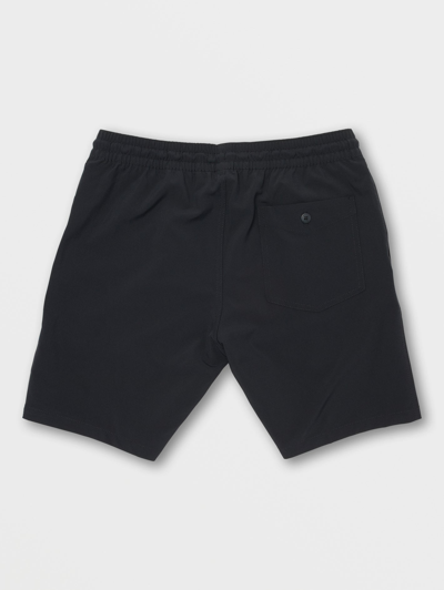 Shop Volcom Stones Hybrid Elastic Waist Shorts - Black