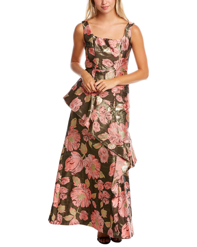 Shop Kay Unger Belle Gown In Multi