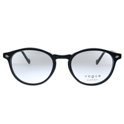 Shop Vogue Eyewear Vo 5326 W44 51mm Unisex Oval Eyeglasses 51mm In Black