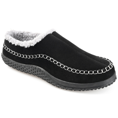 Shop Vance Co. Godwin Moccasin Clog Slipper In Black