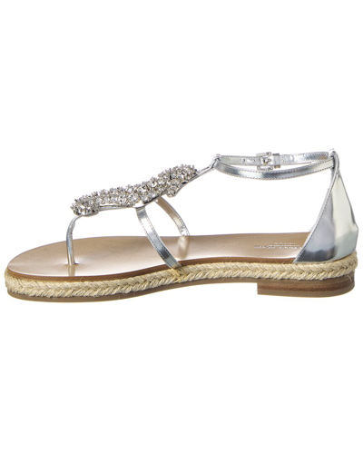 Shop Michael Kors Collection Annabeth Sandal In Silver