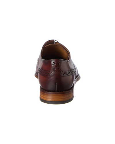 Shop Antonio Maurizi Cap Toe Leather Oxford In Brown